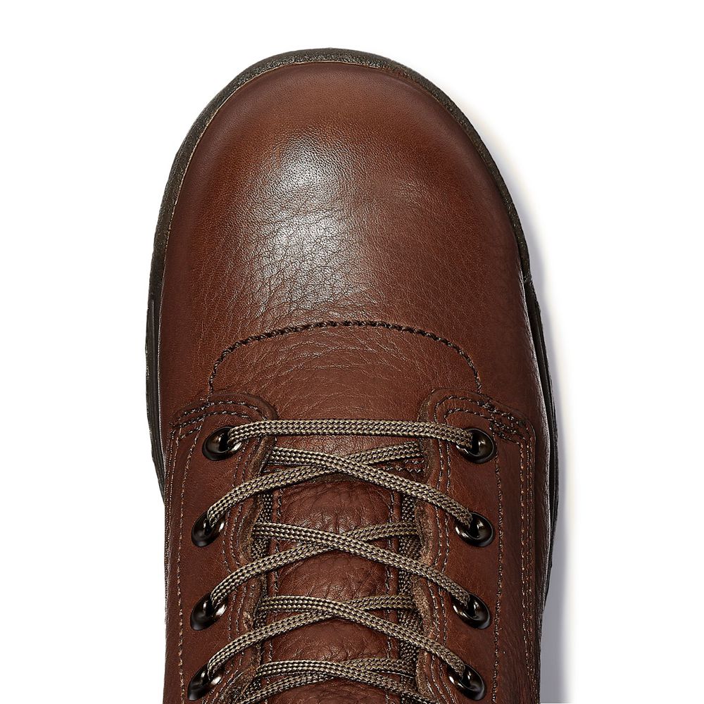 Botas de Trabajo Timberland Hombre Pro® Titan® 6\" Soft Toe Marrones/Negras - Chile QYT-759168